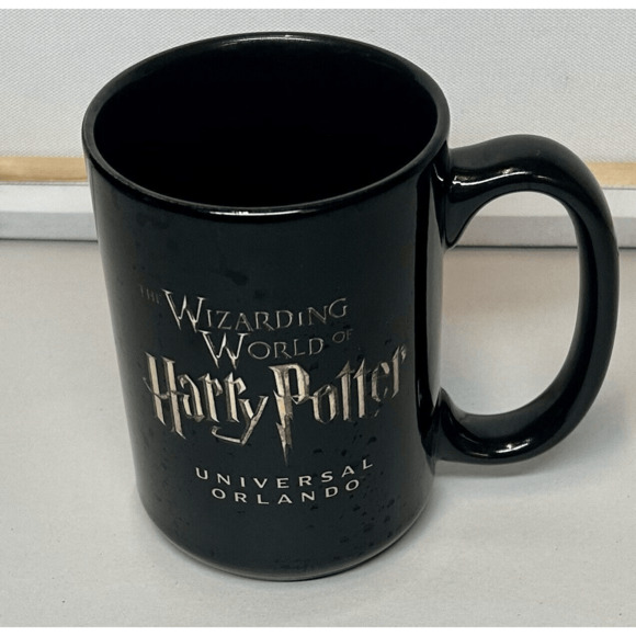 Wizarding World Of Harry Potter Universal Orlando Black 4.5" Souvenir Coffee Mug - Picture 2 of 12